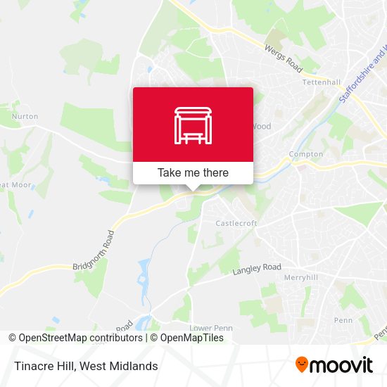 Tinacre Hill map