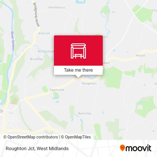 Roughton Jct map