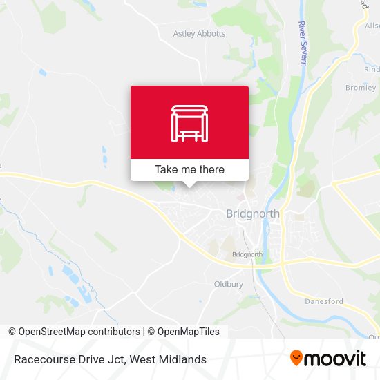 Racecourse Drive Jct map