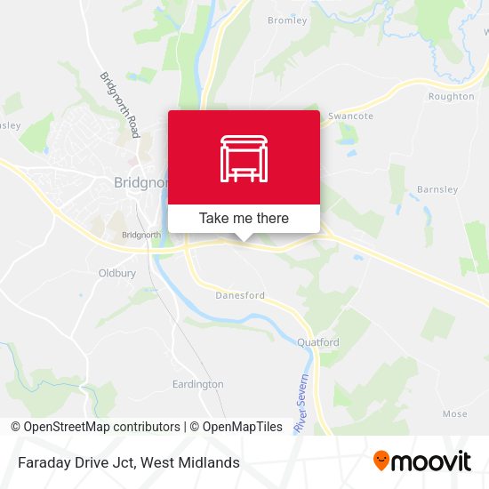 Faraday Drive Jct map