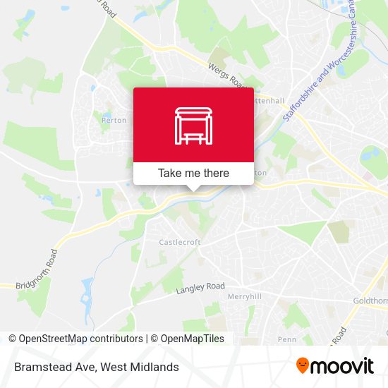 Bramstead Ave map
