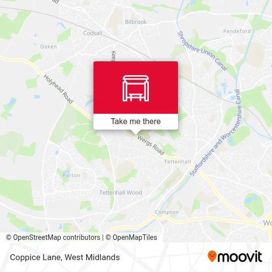Coppice Lane map