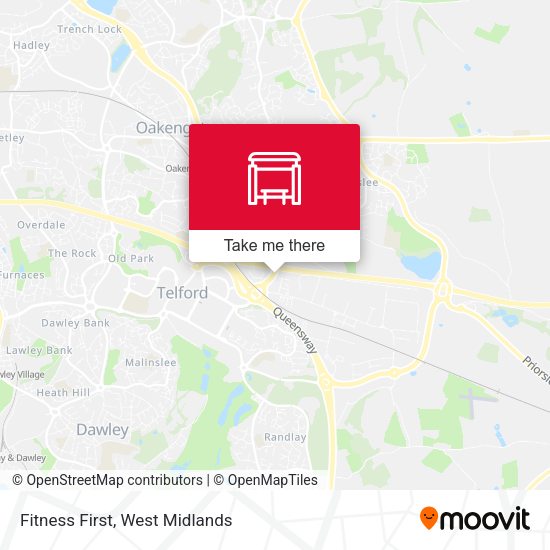 Fitness First map