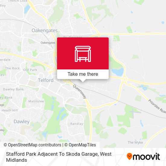 Stafford Park Adjacent To Skoda Garage map