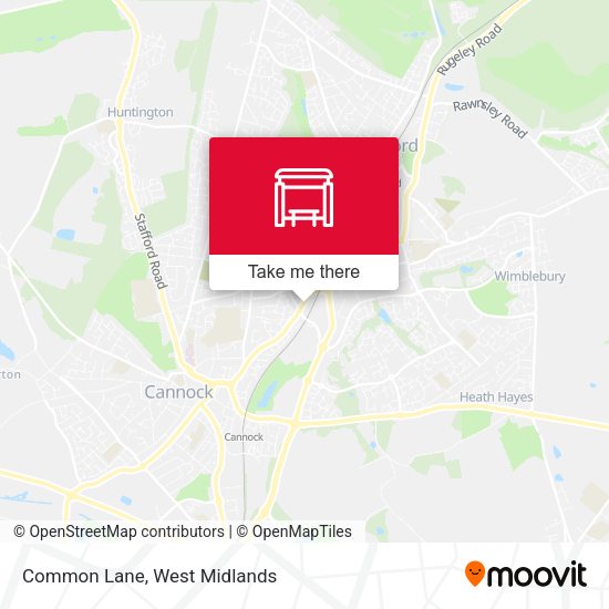 Common Lane map