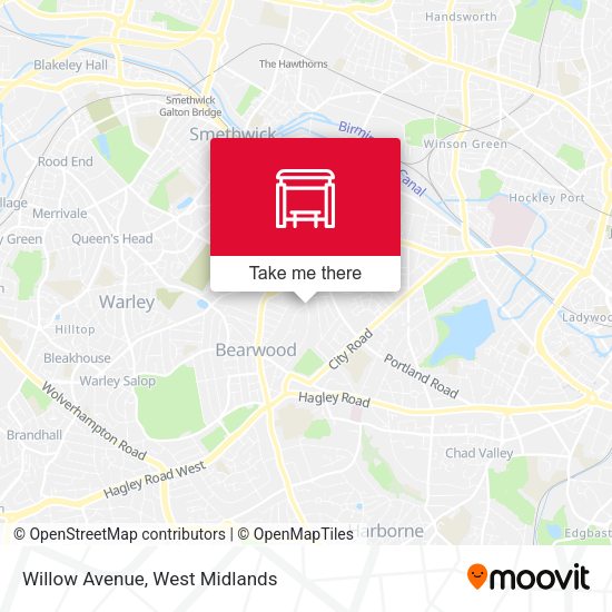 Willow Avenue map