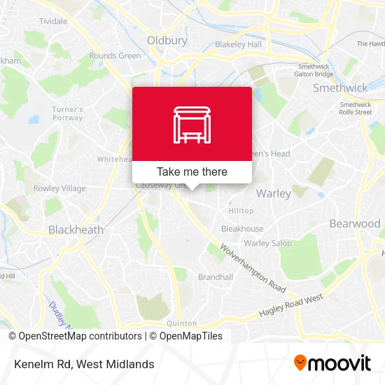 Kenelm Rd map