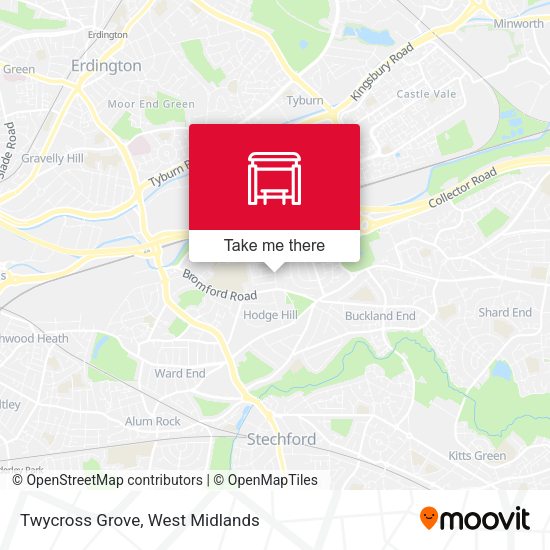Twycross Grove map