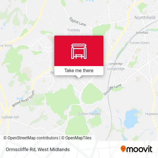 Ormscliffe Rd map