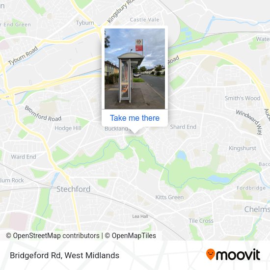 Bridgeford Rd map