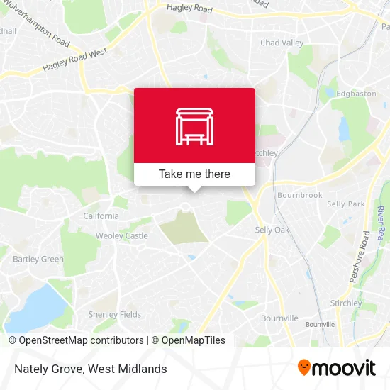 Nately Grove map