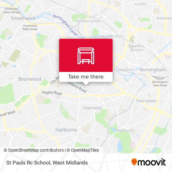 St Pauls Rc School map