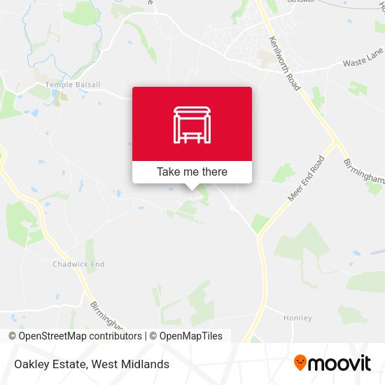 Oakley Estate map