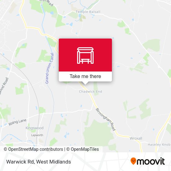 Warwick Rd map