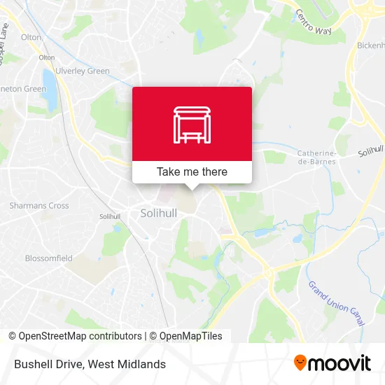 Bushell Drive map
