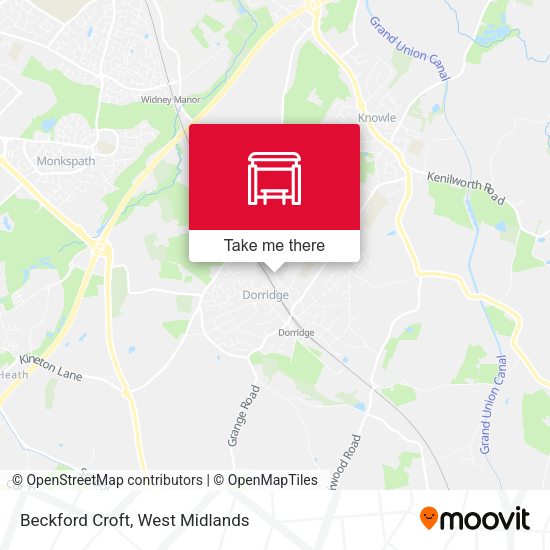Beckford Croft map