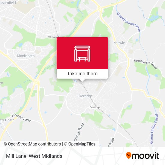 Mill Lane map