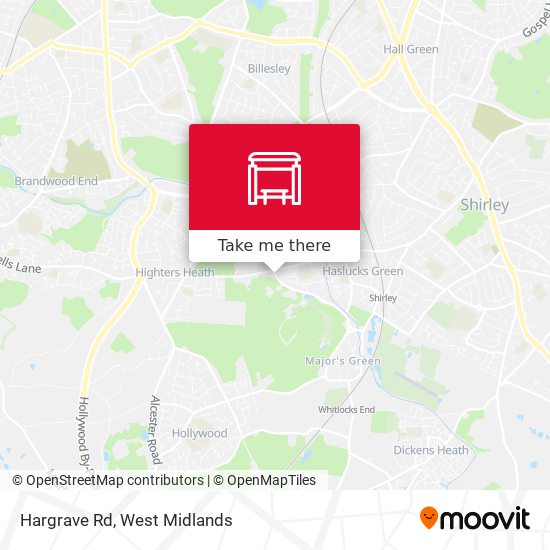 Hargrave Rd map