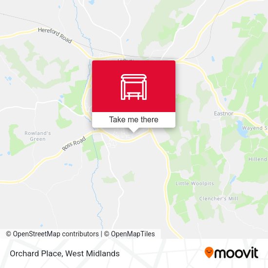 Orchard Place map