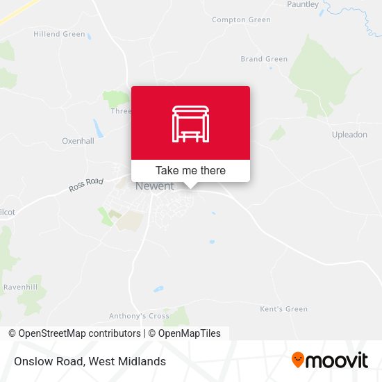 Onslow Road map