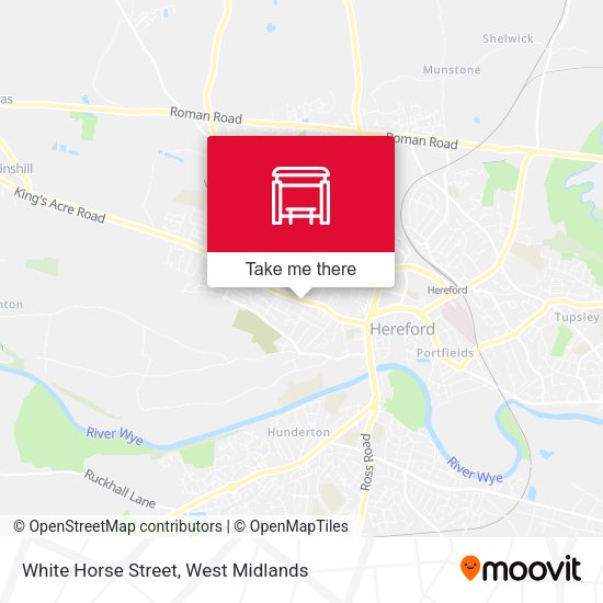 White Horse Street map