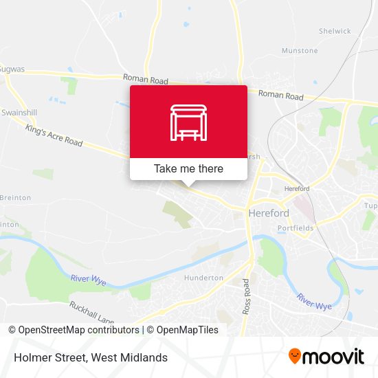 Holmer Street map
