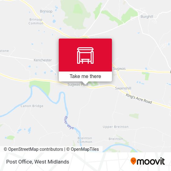 Post Office map
