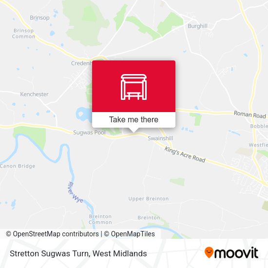 Stretton Sugwas Turn map