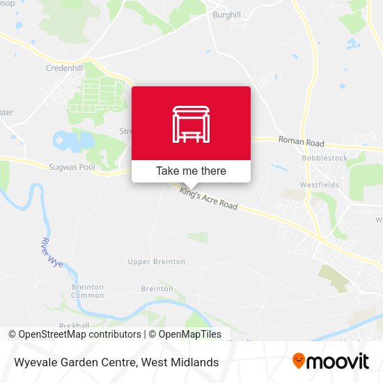 Wyevale Garden Centre map