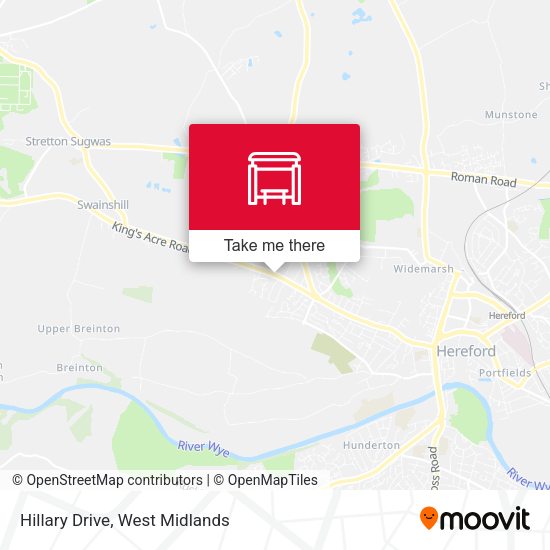 Hillary Drive map