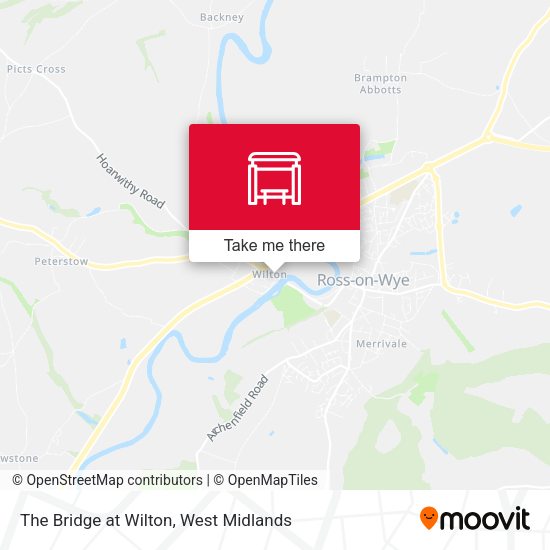The Bridge at Wilton map