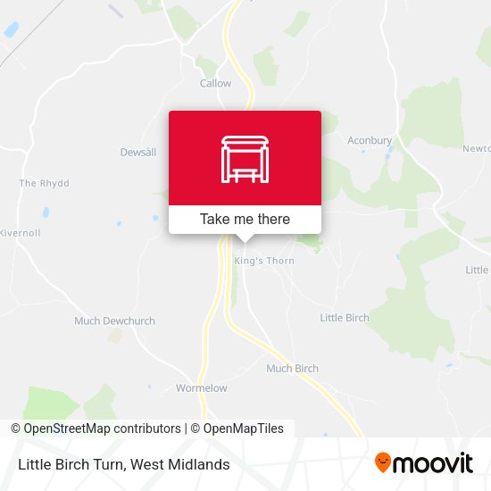 Little Birch Turn map