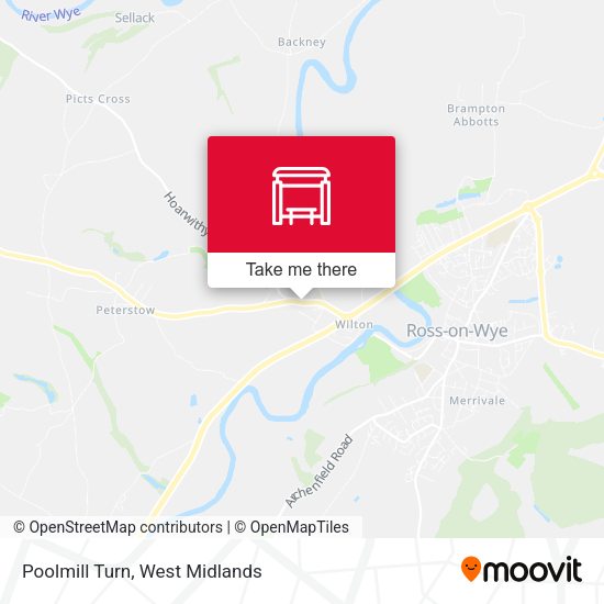 Poolmill Turn map