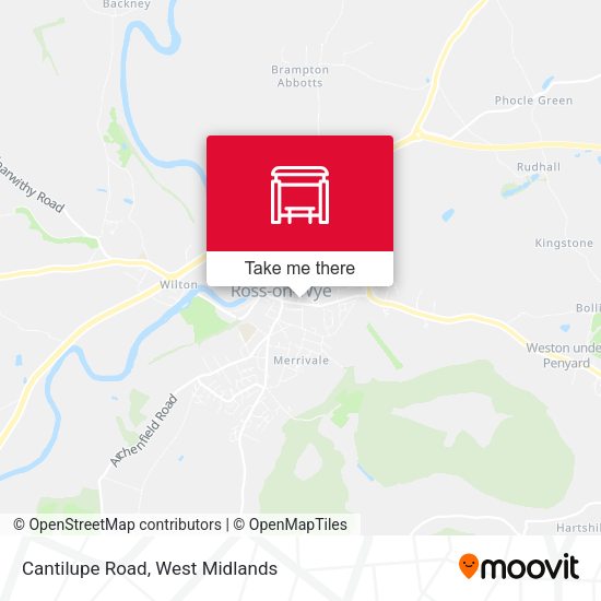 Cantilupe Road map