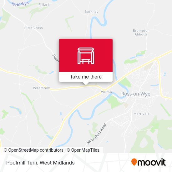 Poolmill Turn map