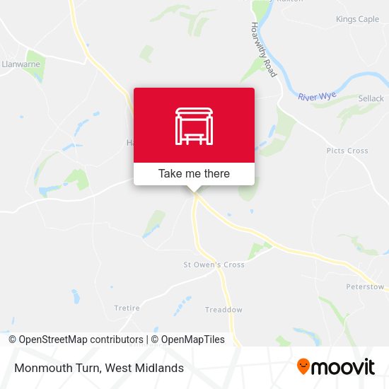 Monmouth Turn map
