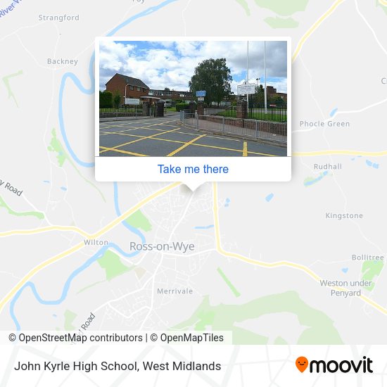 John Kyrle High School map