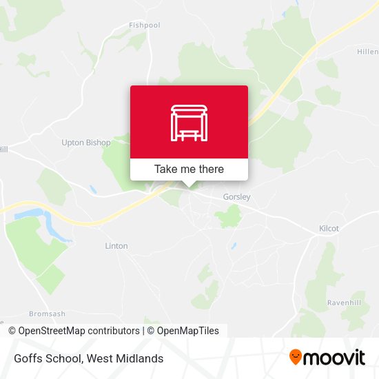 Goffs School map