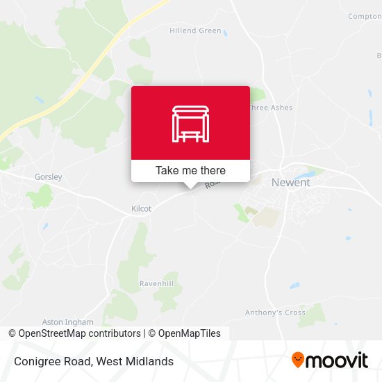Conigree Road map