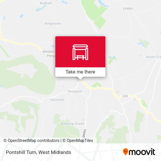 Pontshill Turn map