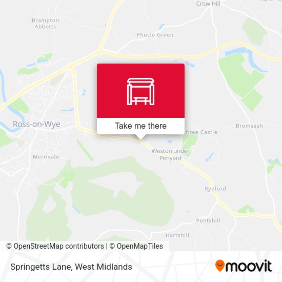 Springetts Lane map