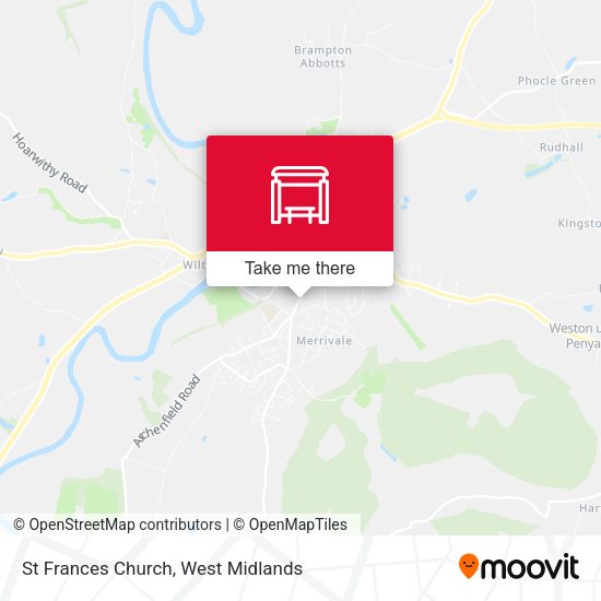 St Frances Church map