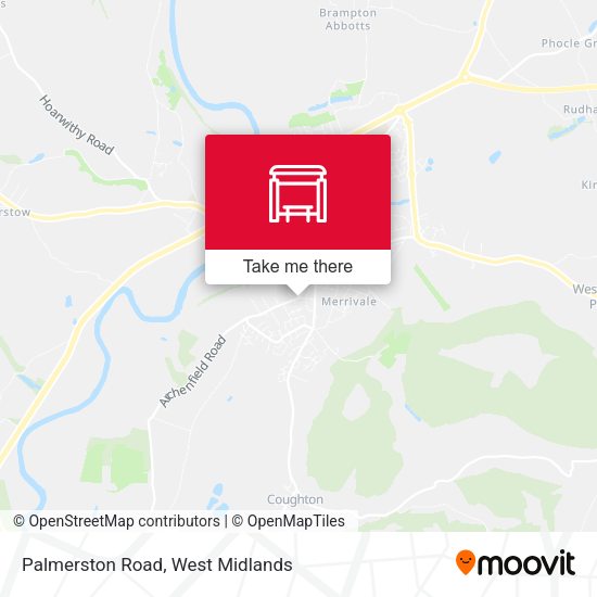 Palmerston Road map