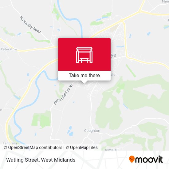 Watling Street map