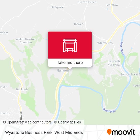 Wyastone Business Park map