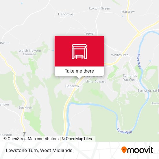 Lewstone Turn map