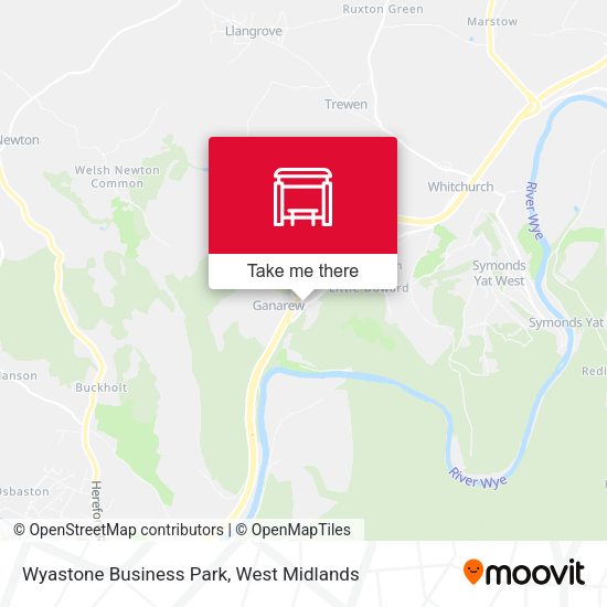 Wyastone Business Park map
