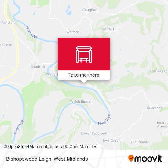 Bishopswood Leigh map