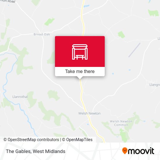 The Gables map