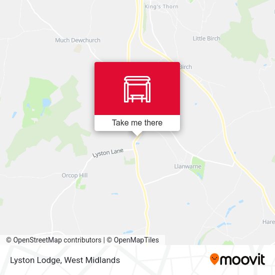 Lyston Lodge map